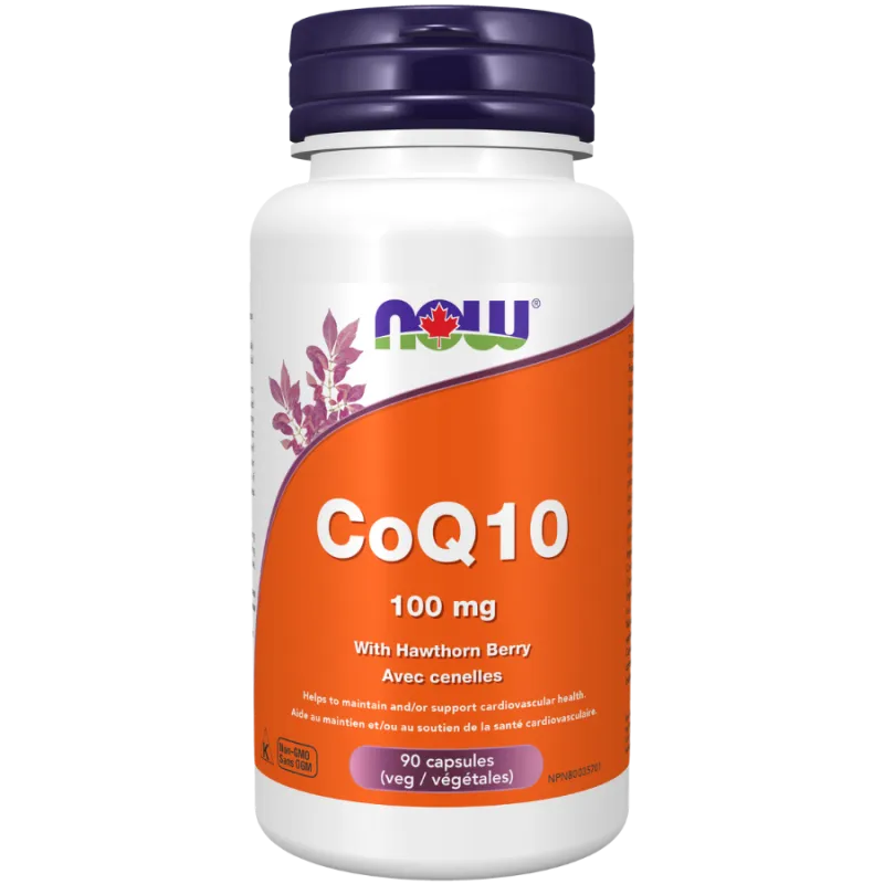 CoQ10 100 mg avec aubépine, 90 gélules végétales | Safest & Easiest Shopping Vitamins Online | VITASHOP