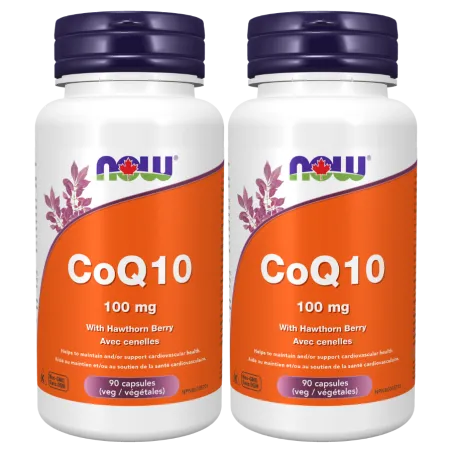 NOW Foods CoQ10 100 mg with Hawthorn, 90 Veg Capsules | Unbeatable Prices, Daily Deals | VITASHOP
