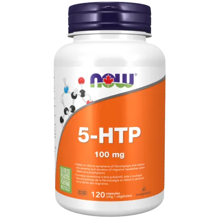 NOW Foods 5-HTP 100 mg, 120 Capsules | Unbeatable Prices, Daily Deals | VITASHOP