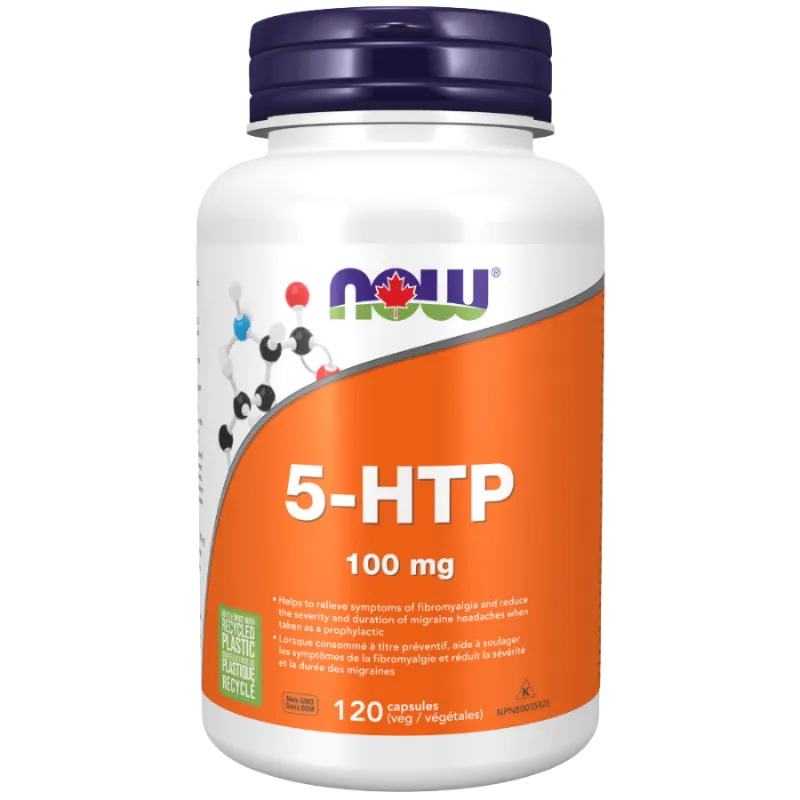 NOW Foods 5-HTP 100 mg, 120 Capsules | 每天不同折扣, 全网最低价格 | 种类齐全的保健品店铺 VITASHOP, 只有你想不到, 没有你买不到 !