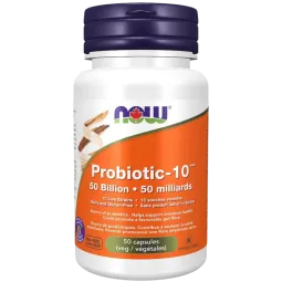 NOW Foods Probiotic-10 50 Billion, 50 Veg Capsules | 每天不同折扣, 全网最低价格 | 种类齐全的保健品店铺 VITASHOP, 只有你想不到, 没有你买不到 !