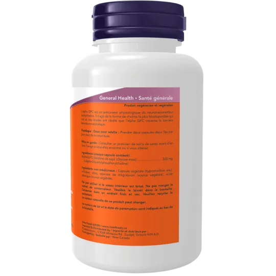 NOW Foods Alpha GPC 300mg, 60 Veg Capsules | Unbeatable Prices, Daily Deals | VITASHOP