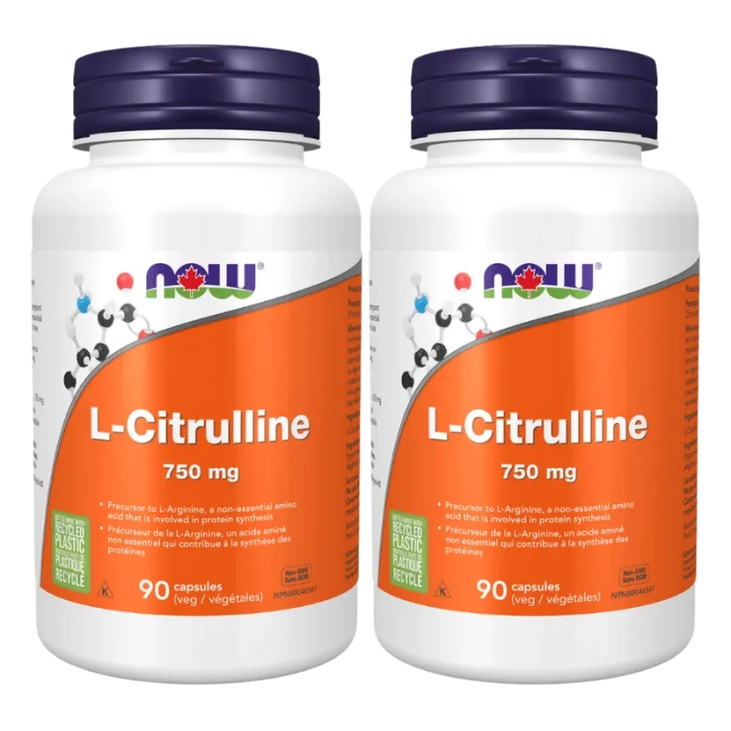 L-Citrulline 750 mg, 90 gélules végétales | Safest & Easiest Shopping Vitamins Online | VITASHOP