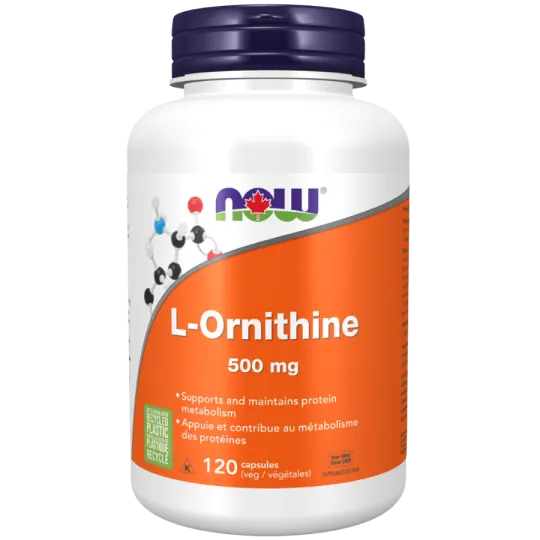 NOW Foods L-Ornithine 500 mg, 120 Capsules | 每天不同折扣, 全网最低价格 | 种类齐全的保健品店铺 VITASHOP, 只有你想不到, 没有你买不到 !