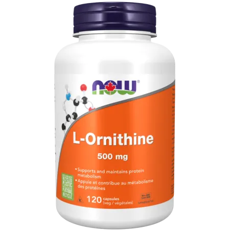 NOW Foods L-Ornithine 500 mg, 120 Capsules | 每天不同折扣, 全网最低价格 | 种类齐全的保健品店铺 VITASHOP, 只有你想不到, 没有你买不到 !