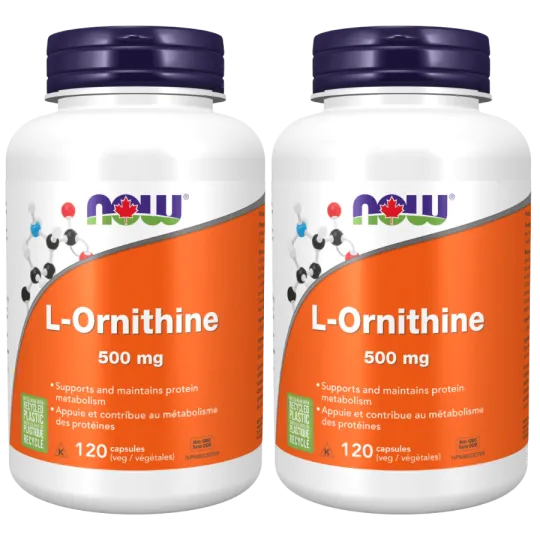 NOW Foods L-Ornithine 500 毫克,120 Capsules Unbeatable Prices, 每日交易