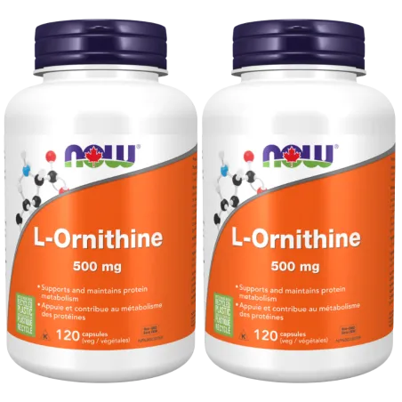 NOW Foods L-Ornithine 500 mg, 120 캡슐 | 불가 가격, 일일 상품 | VITASHOP