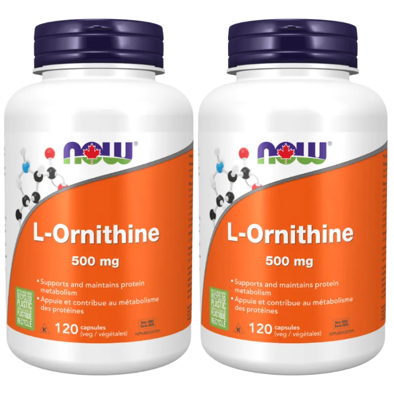 NOW Foods L-Ornithine 500 毫克,120 Capsules Unbeatable Prices, 每日交易