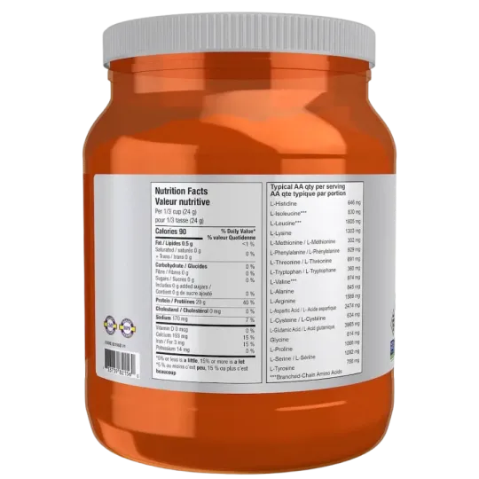 NOW Foods Soy Protein Isolate Unflavoured, 544 g | Unbeatable Prices, Daily Deals | VITASHOP