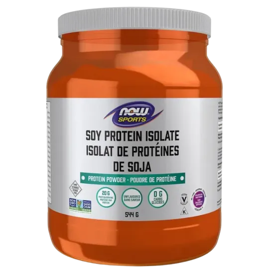 NOW Foods Soy Protein Isolate Unflavoured, 544 g | Unbeatable Prices, Daily Deals | VITASHOP
