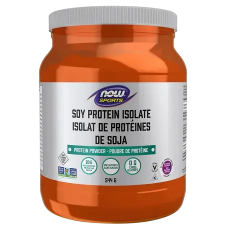 Isolat de protéine de soja non aromatisé, 544 g | Safest & Easiest Shopping Vitamins Online | VITASHOP