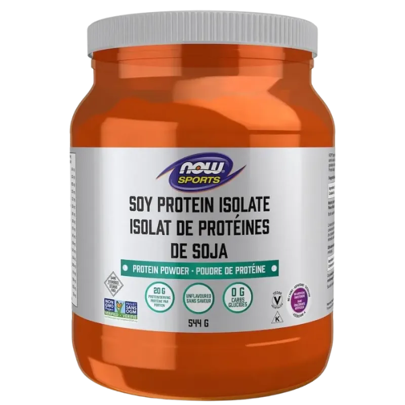 Isolat de protéine de soja non aromatisé, 544 g | Safest & Easiest Shopping Vitamins Online | VITASHOP