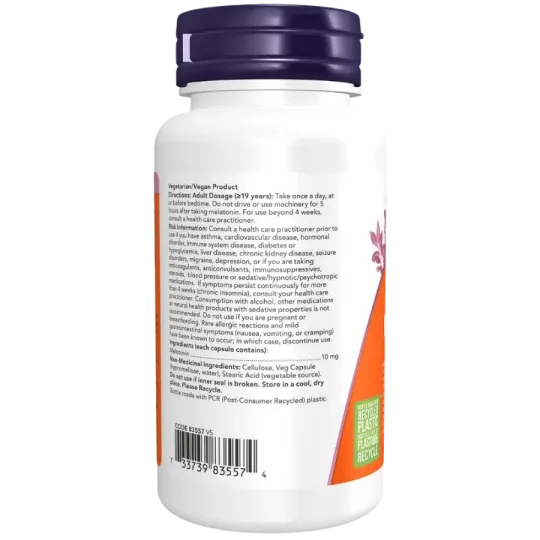 Mélatonine 10 mg, 100 Capsules | Safest & Easiest Shopping Vitamins Online | VITASHOP