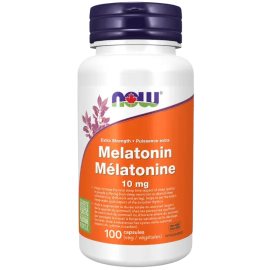 NOW Foods Melatonin 10 mg, 100 Capsules | Unbeatable Prices, Daily Deals | VITASHOP
