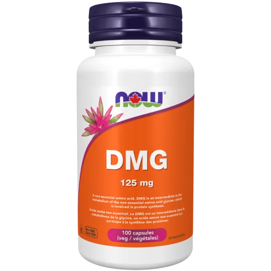 DMG 125 mg, 100 gélules végétales | Safest & Easiest Shopping Vitamins Online | VITASHOP