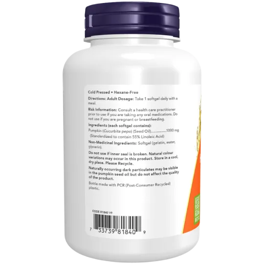 NOW Foods 나우 푸드 호박씨 오일 1000 mg, 100 소프트젤 | 매일 업데이트되는 특가 상품 | VITASHOP