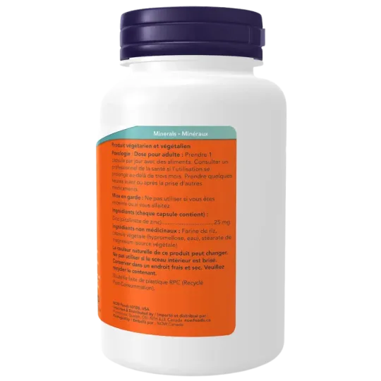 NOW Foods 나우 푸드 징크 피콜리네이트 25mg, 식물성 캡슐 100정 | 매일 업데이트되는 특가 상품 | VITASHOP
