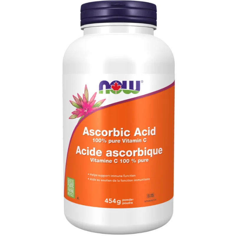 NOW Foods Ascorbic Acid Powder, 454 g | Unbeatable Prices, Daily Deals | VITASHOP