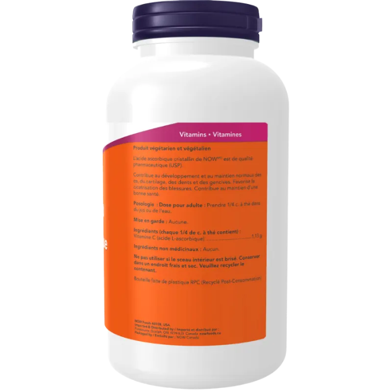 NOW Foods Ascorbic Acid Powder, 454 g | Unbeatable Prices, Daily Deals | VITASHOP