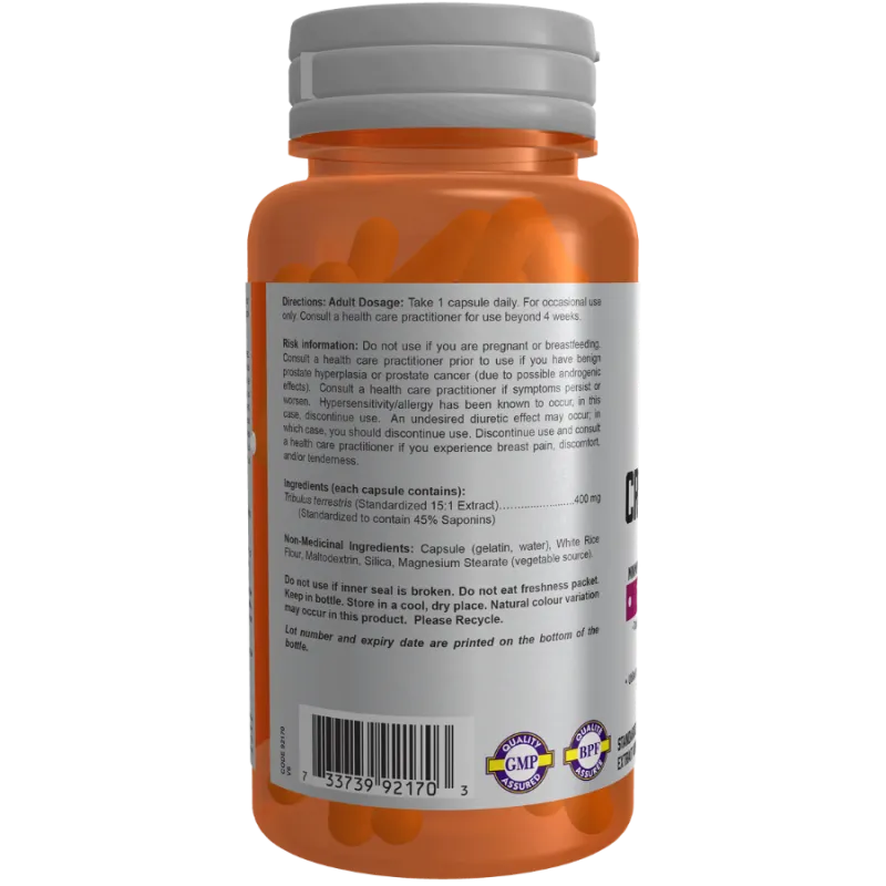 NOW Foods Tribulus Extract 400 mg, 100 Capsules | 每天不同折扣, 全网最低价格 | 种类齐全的保健品店铺 VITASHOP, 只有你想不到, 没有你买不到 !