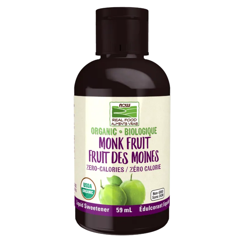 Organic Monk Fruit Liquid Unflavoured 59 mL | Safest & Easiest Shopping Vitamins Online | VITASHOP