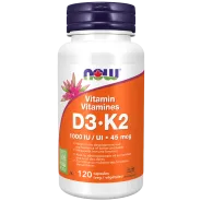 NOW Foods 나우 푸드 비타민 D3 & K2, 식물성 캡슐 120정 | 매일 업데이트되는 특가 상품 | VITASHOP