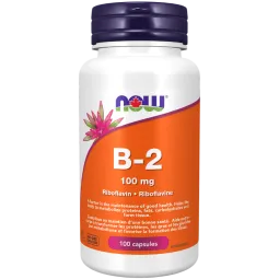 NOW Foods B-2 100 mg, 100 Capsules | 每天不同折扣, 全网最低价格 | 种类齐全的保健品店铺 VITASHOP, 只有你想不到, 没有你买不到 !