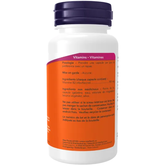 NOW Foods 나우 푸드 B-2 100 mg, 100 캡슐 | 매일 업데이트되는 특가 상품 | VITASHOP