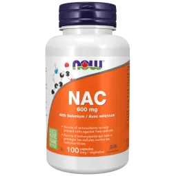 NOW Foods NAC (N-Acetyl Cysteine) 600 mg, 100 Capsules | 每天不同折扣, 全网最低价格 | 种类齐全的保健品店铺 VITASHOP, 只有你想不到, 没有你买不到 !