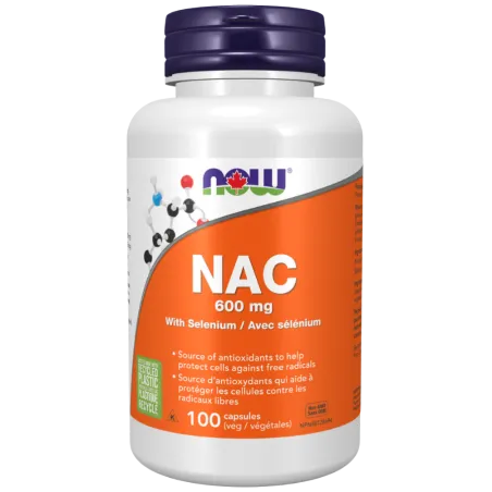 NOW Foods NAC (N-Acetyl Cysteine) 600 mg, 100 Capsules | Unbeatable Prices, Daily Deals | VITASHOP