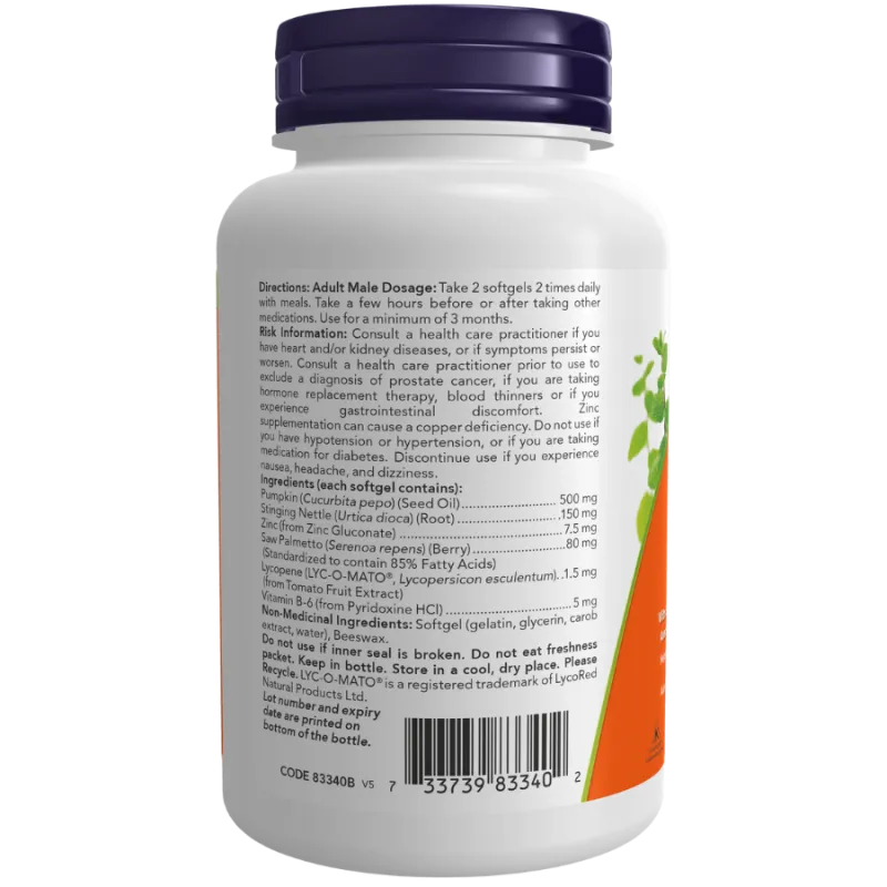 Prostate Support, 90 gélules | Safest & Easiest Shopping Vitamins Online | VITASHOP