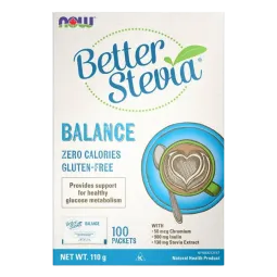 NOW Foods Better Stevia Balance Packets,  1g*100 | Unbeatable Prices, Daily Deals | VITASHOP