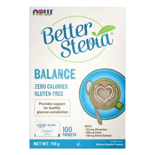 NOW Foods Better Stevia Balance Packets,  1g*100 | Unbeatable Prices, Daily Deals | VITASHOP