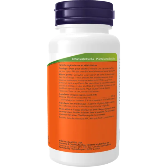 NOW Foods Rhodiola 500 mg, 60 Veg Capsules | Unbeatable Prices, Daily Deals | VITASHOP