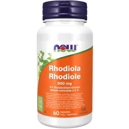 NOW Foods 나우 푸드 Rhodiola 500mg, 식물성 캡슐 60정 | 매일 업데이트되는 특가 상품 | VITASHOP