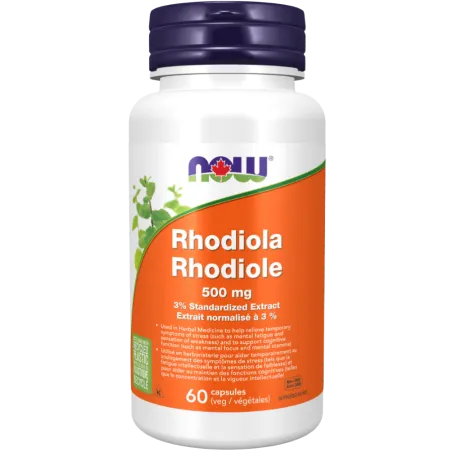 NOW Foods Rhodiola 500 mg, 60 Veg Capsules | Unbeatable Prices, Daily Deals | VITASHOP