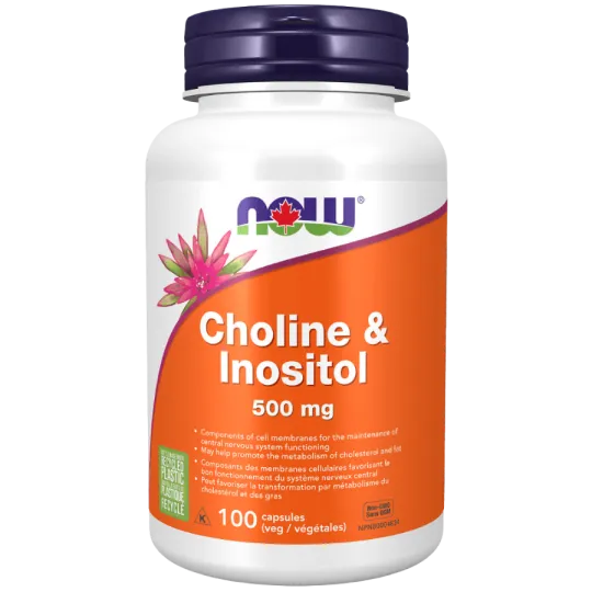 NOW Foods Choline & Inositol, 100 Capsules | 每天不同折扣, 全网最低价格 | 种类齐全的保健品店铺 VITASHOP, 只有你想不到, 没有你买不到 !