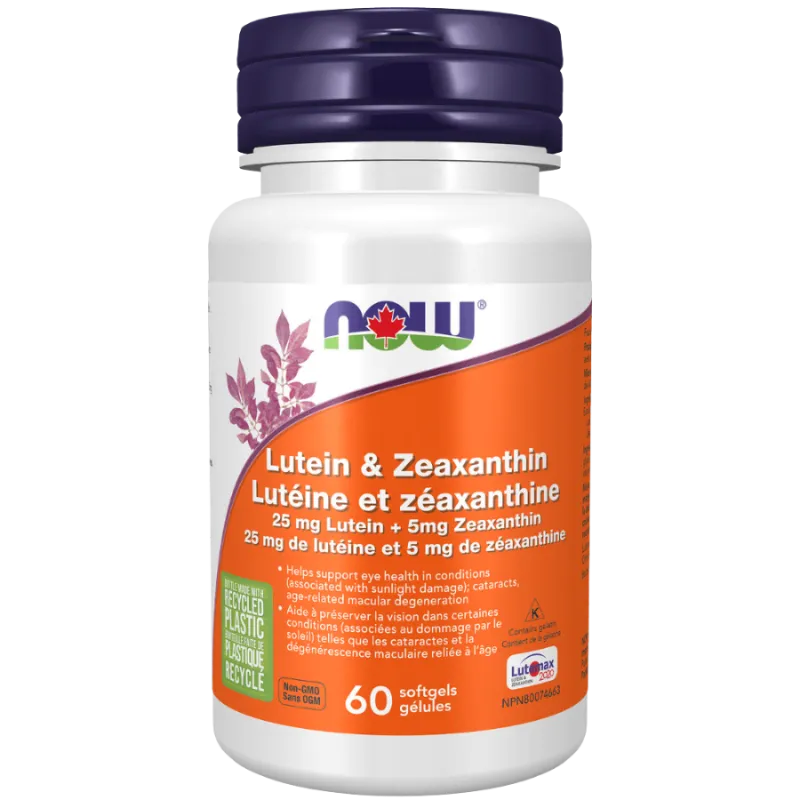NOW Foods Lutein & Zeaxanthin, 60 Softgels | Unbeatable Prices, Daily Deals | VITASHOP