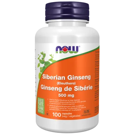 NOW Foods Siberian Ginseng 500 mg, 100 Capsules | 每天不同折扣, 全网最低价格 | 种类齐全的保健品店铺 VITASHOP, 只有你想不到, 没有你买不到 !