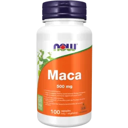 NOW Foods Maca 500 mg, 100 Capsules | Unbeatable Prices, Daily Deals | VITASHOP