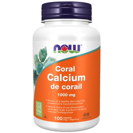 NOW Foods 나우 푸드 산호 칼슘 1000mg, 식물성 캡슐 100정 | 매일 업데이트되는 특가 상품 | VITASHOP