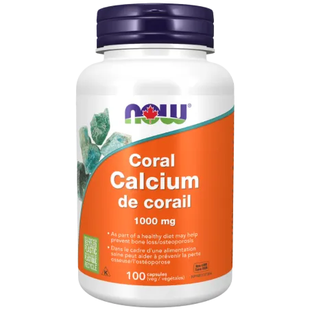 NOW Foods 나우 푸드 산호 칼슘 1000mg, 식물성 캡슐 100정 | 매일 업데이트되는 특가 상품 | VITASHOP
