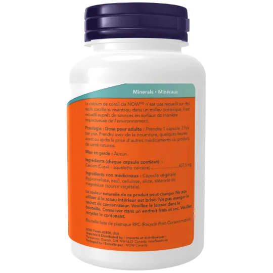 NOW Foods 나우 푸드 산호 칼슘 1000mg, 식물성 캡슐 100정 | 매일 업데이트되는 특가 상품 | VITASHOP