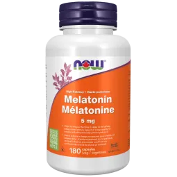 NOW Foods 나우 푸드 멜라토닌 5mg 180 V캡슐 | 매일 업데이트되는 특가 상품 | VITASHOP