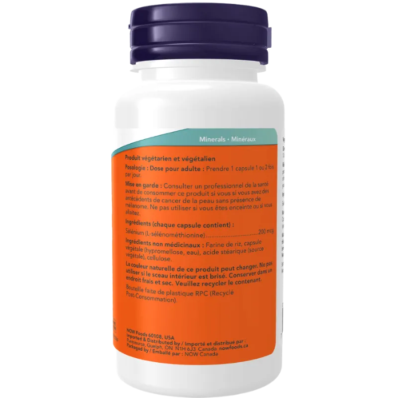 Sélénium 200 mcg sans levure | Safest & Easiest Shopping Vitamins Online | VITASHOP