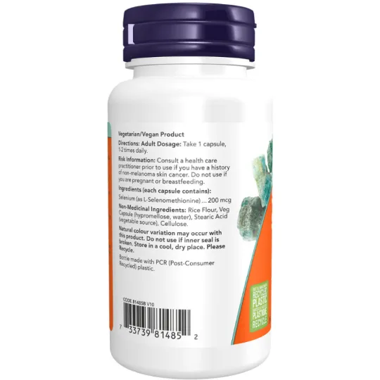 NOW Foods Selenium 200 mcg Yeast Free | 每天不同折扣, 全网最低价格 | 种类齐全的保健品店铺 VITASHOP, 只有你想不到, 没有你买不到 !
