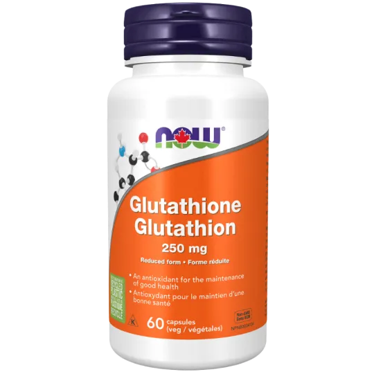 NOW Foods Glutathione 250 mg, 60 Veg Capsules | Unbeatable Prices, Daily Deals | VITASHOP