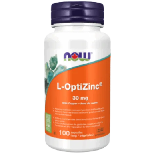 L-OptiZinc 30 mg, 100 gélules | Safest & Easiest Shopping Vitamins Online | VITASHOP