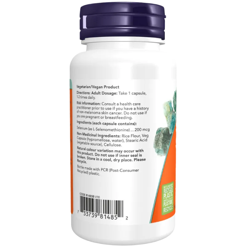 Sélénium 200 mcg sans levure | Safest & Easiest Shopping Vitamins Online | VITASHOP