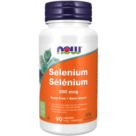 NOW Foods Selenium 200 mcg Yeast Free 90 Veg Capsules | Unbeatable Prices, Daily Deals | VITASHOP